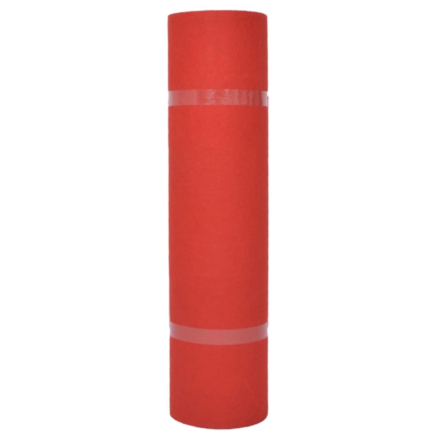 Szőnyeg Egyszínű Piros 1,2 x 12 m Poliészter
