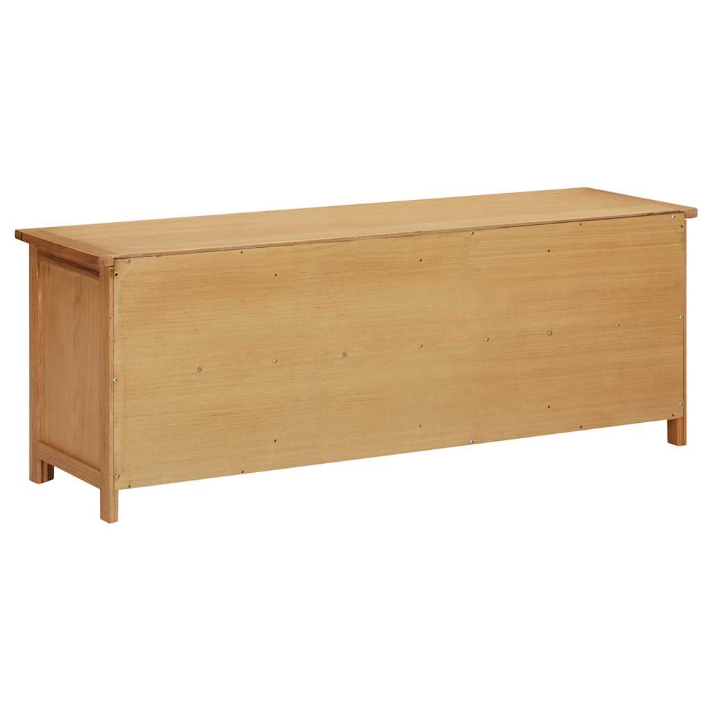 tömör tölgyfa cipőtartó állvány 114 x 37 x 45 cm