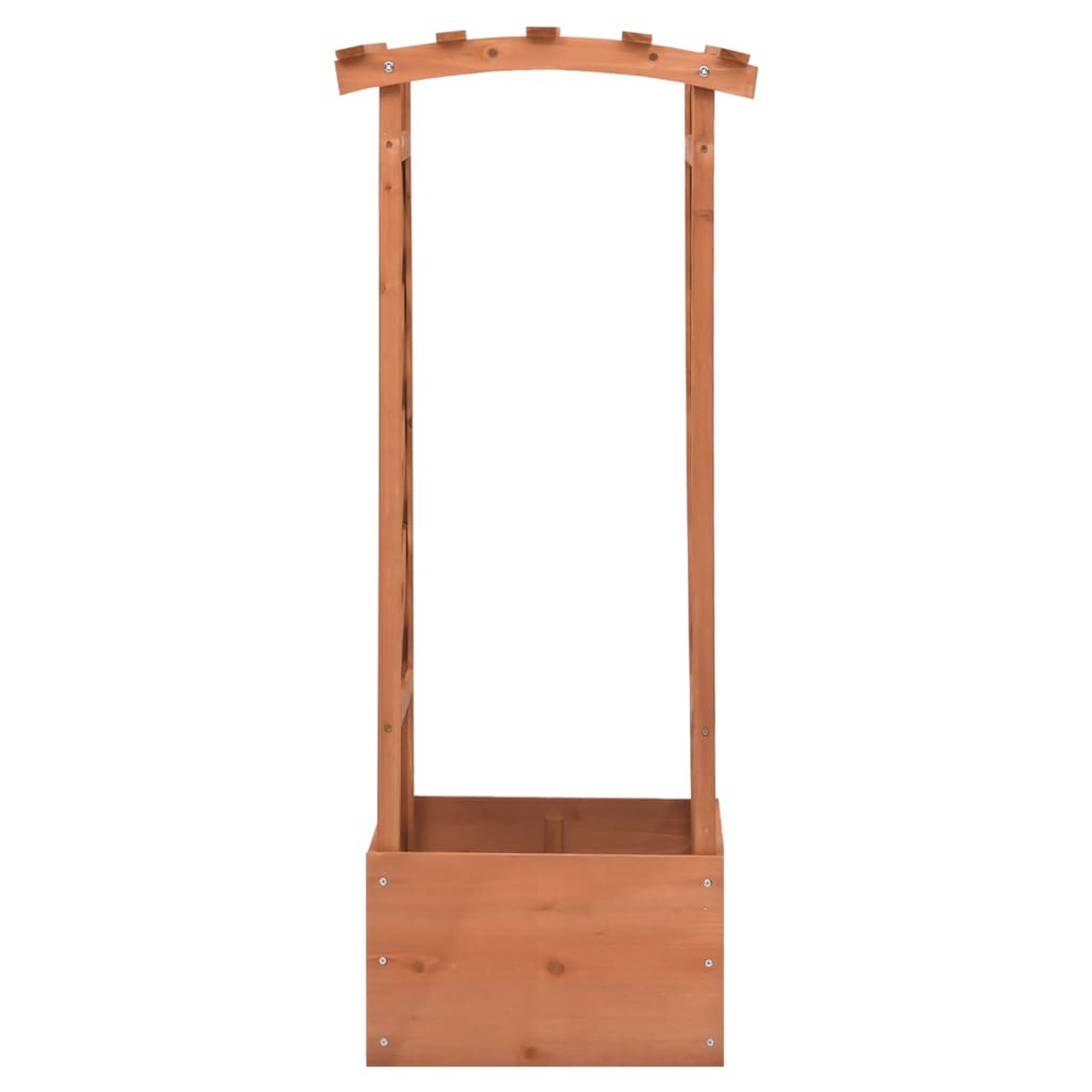 fenyőfa rácsos ültető boltívvel 49 x 39 x 117 cm