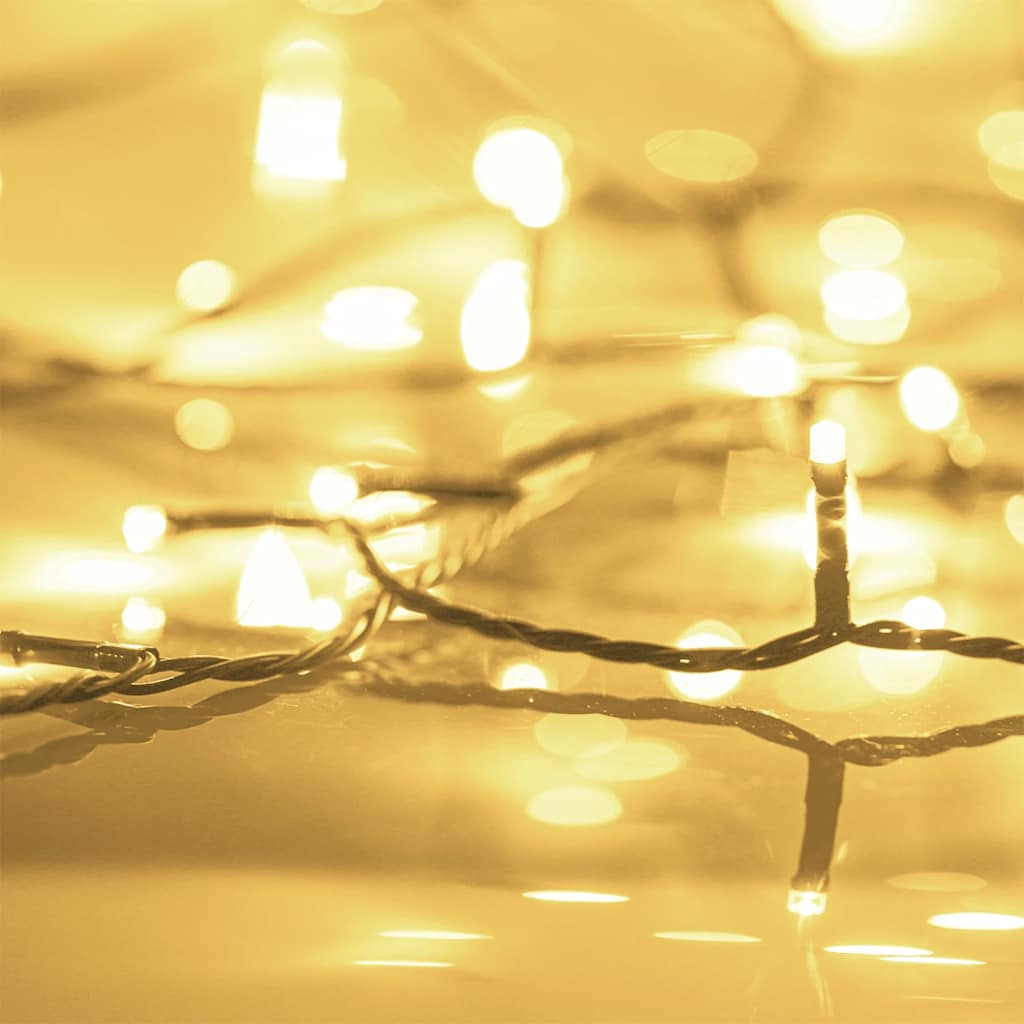meleg fehér fényű PVC LED-szalag 300 LED-el 30 m