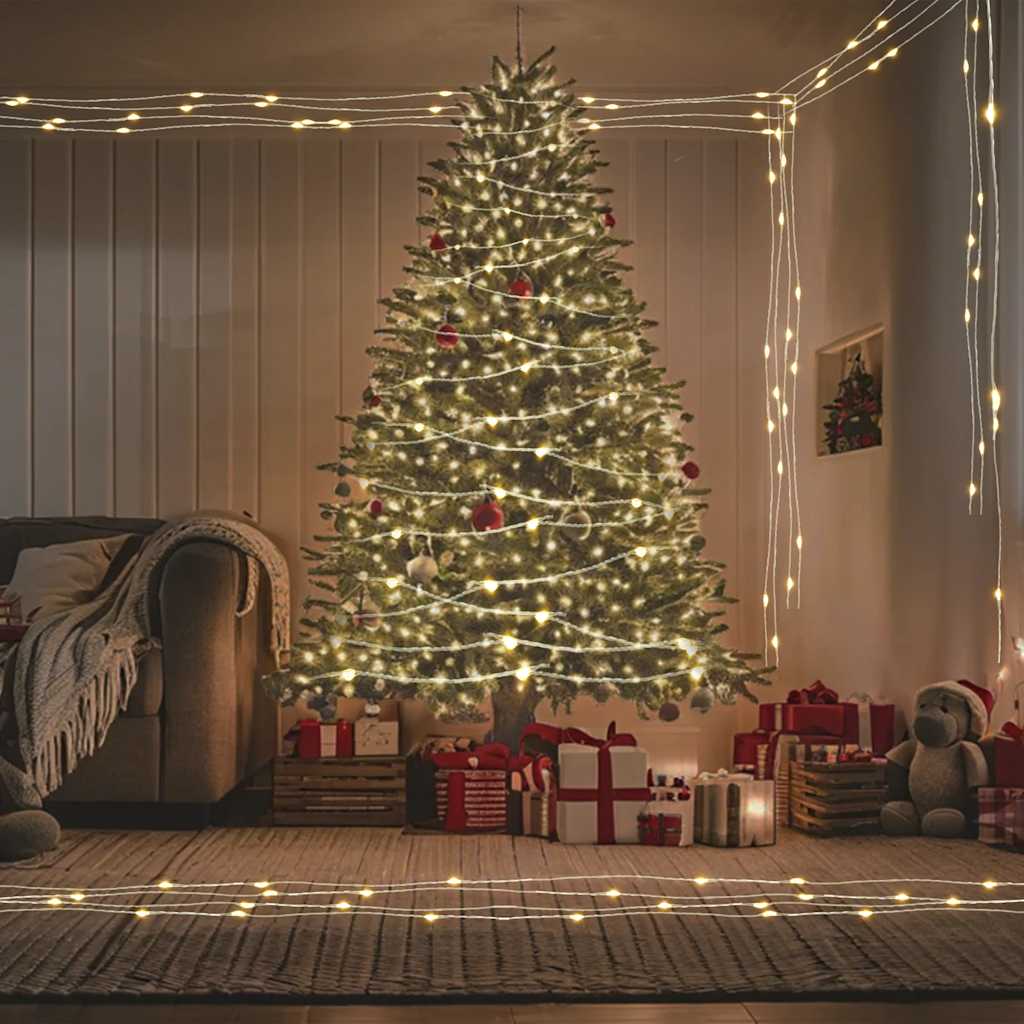 meleg fehér fényű LED-szalag 300 LED-el 30 m