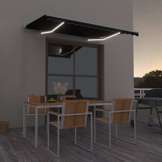 Behúzható napellenző Antracitszürke 300 x 250 cm