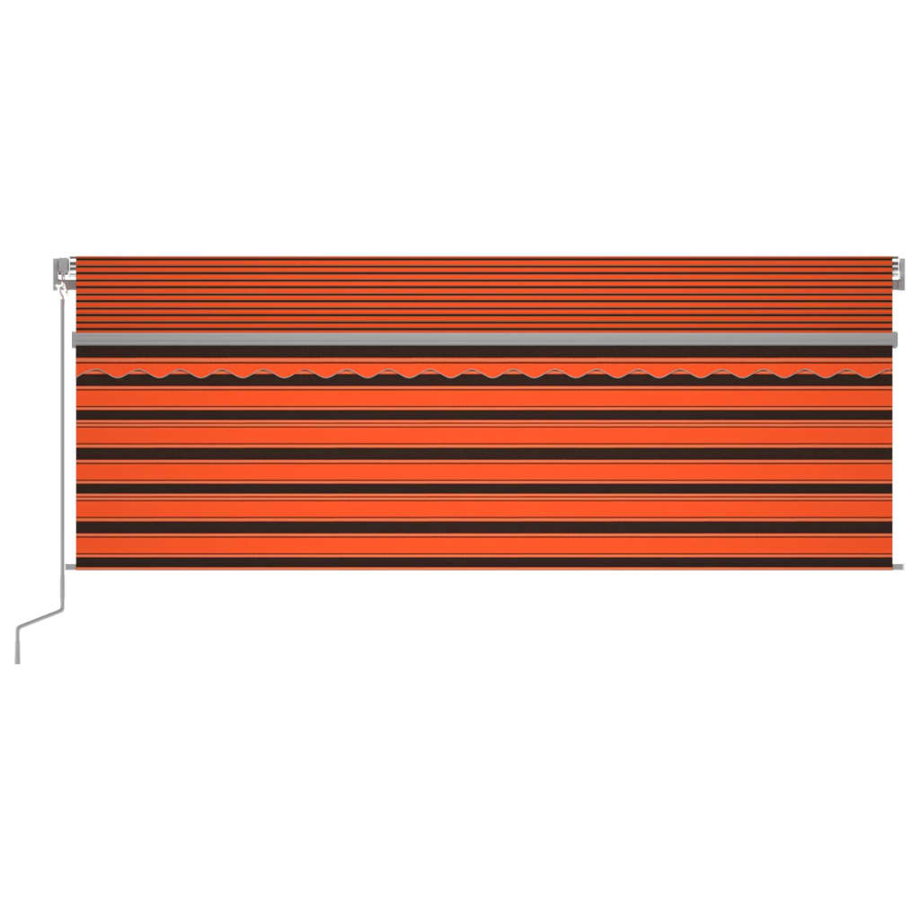 automata redőnyös, LED-es, szélérzékelős napellenző 4x3 m