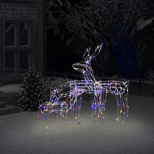 3 részes karácsonyi rénszarvas díszvilágítás 229 LED-del