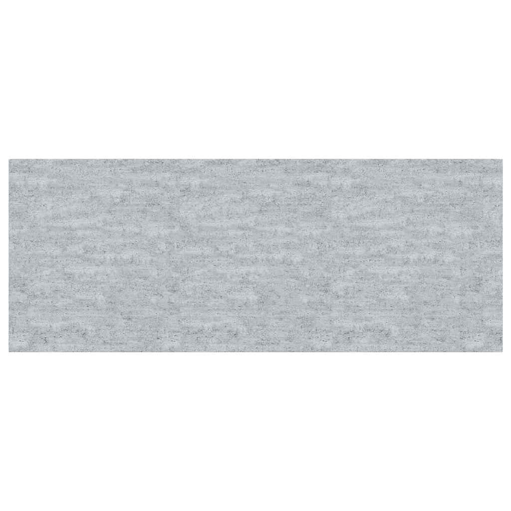 betonszürke MDF lebegő fali polc 60 x 23,5 x 3,8 cm