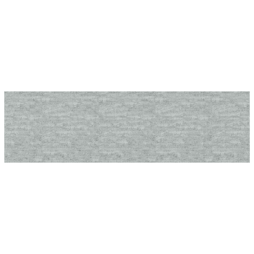 4 db betonszürke MDF lebegő fali polc 80 x 23,5 x 3,8 cm