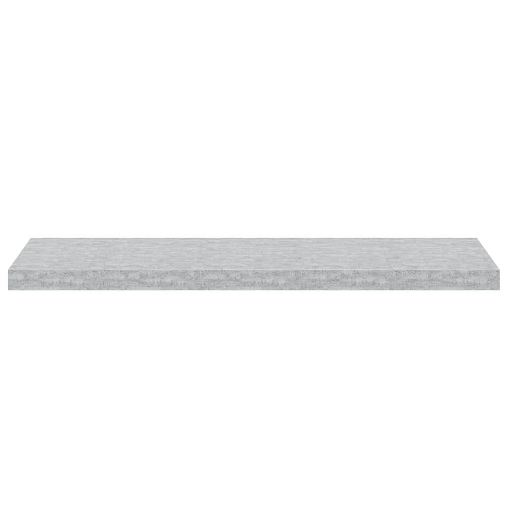 betonszürke MDF lebegő fali polc 90 x 23,5 x 3,8 cm
