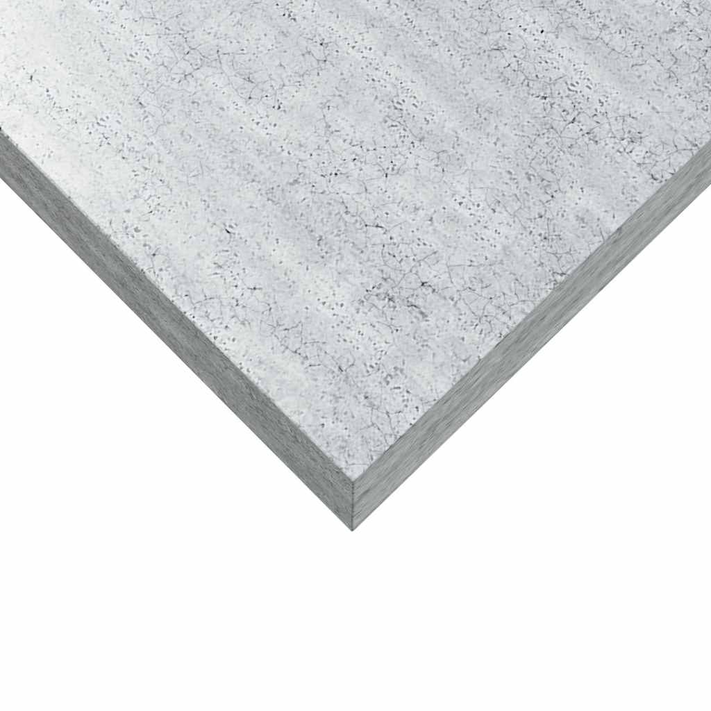 betonszürke MDF lebegő fali polc 120 x 23,5 x 3,8 cm