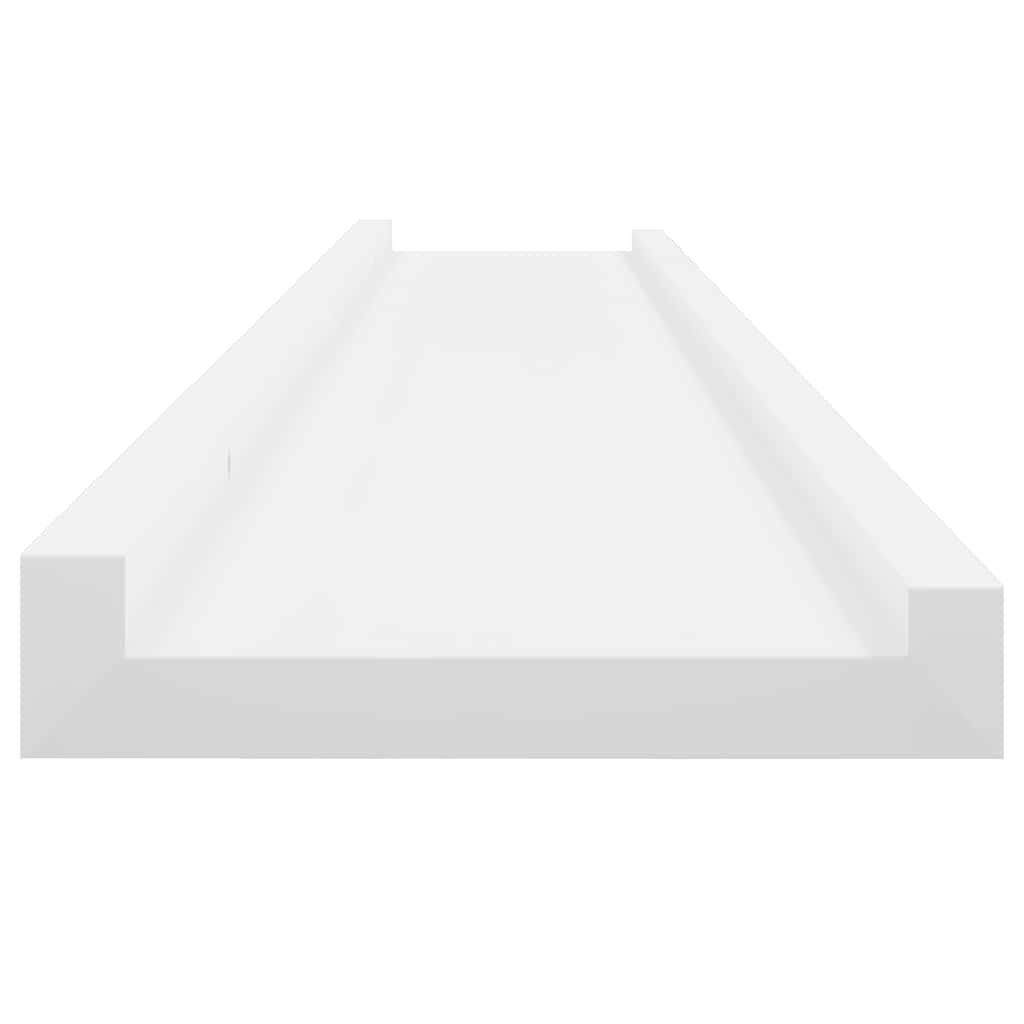 2 db fehér fali polc 100 x 9 x 3 cm
