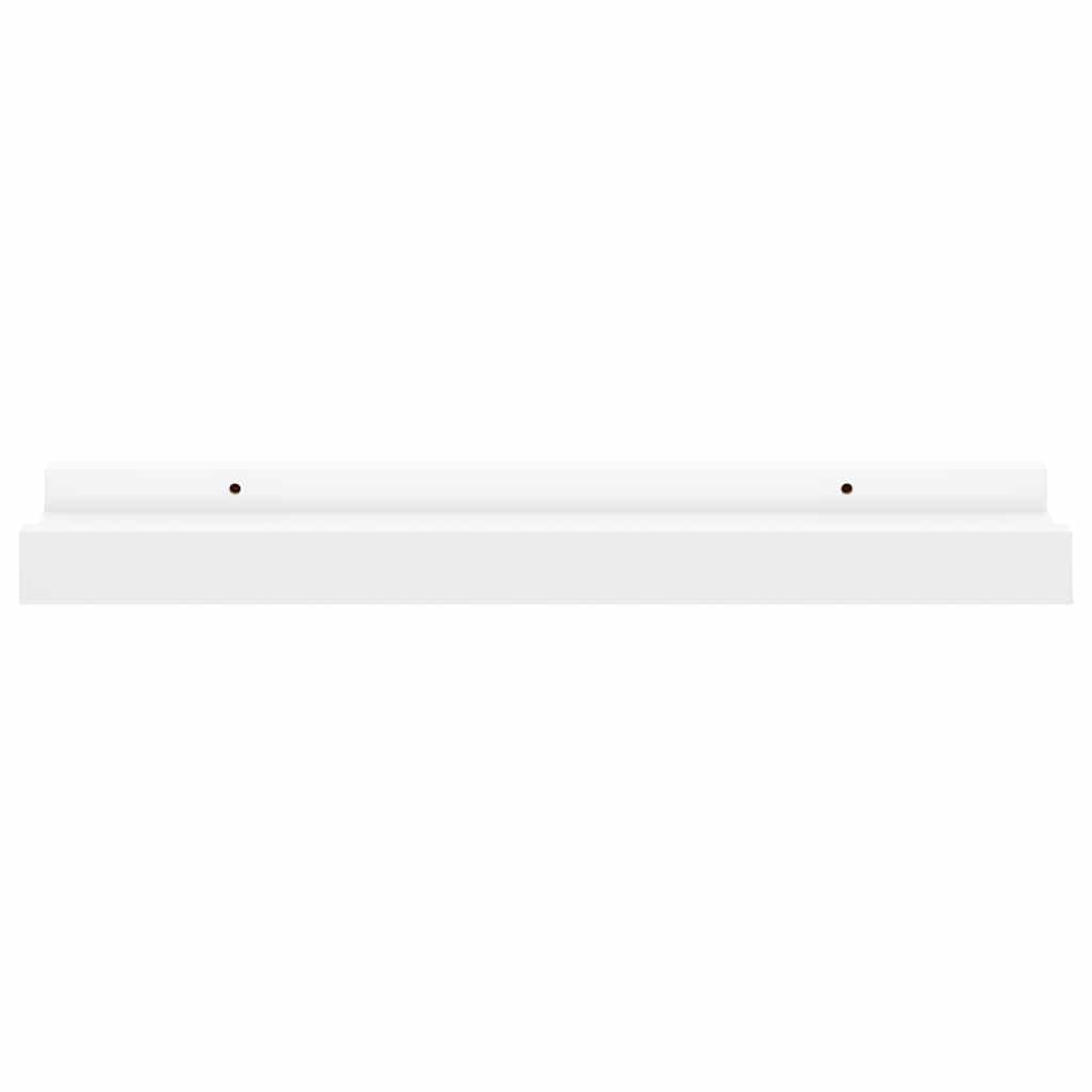 4 db fehér fali polc 40 x 9 x 3 cm