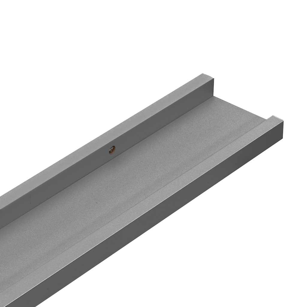 2 db szürke fali polc 115 x 9 x 3 cm