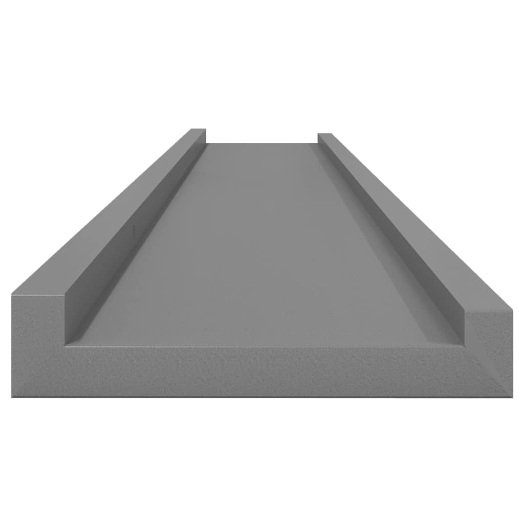 4 db szürke fali polc 115 x 9 x 3 cm