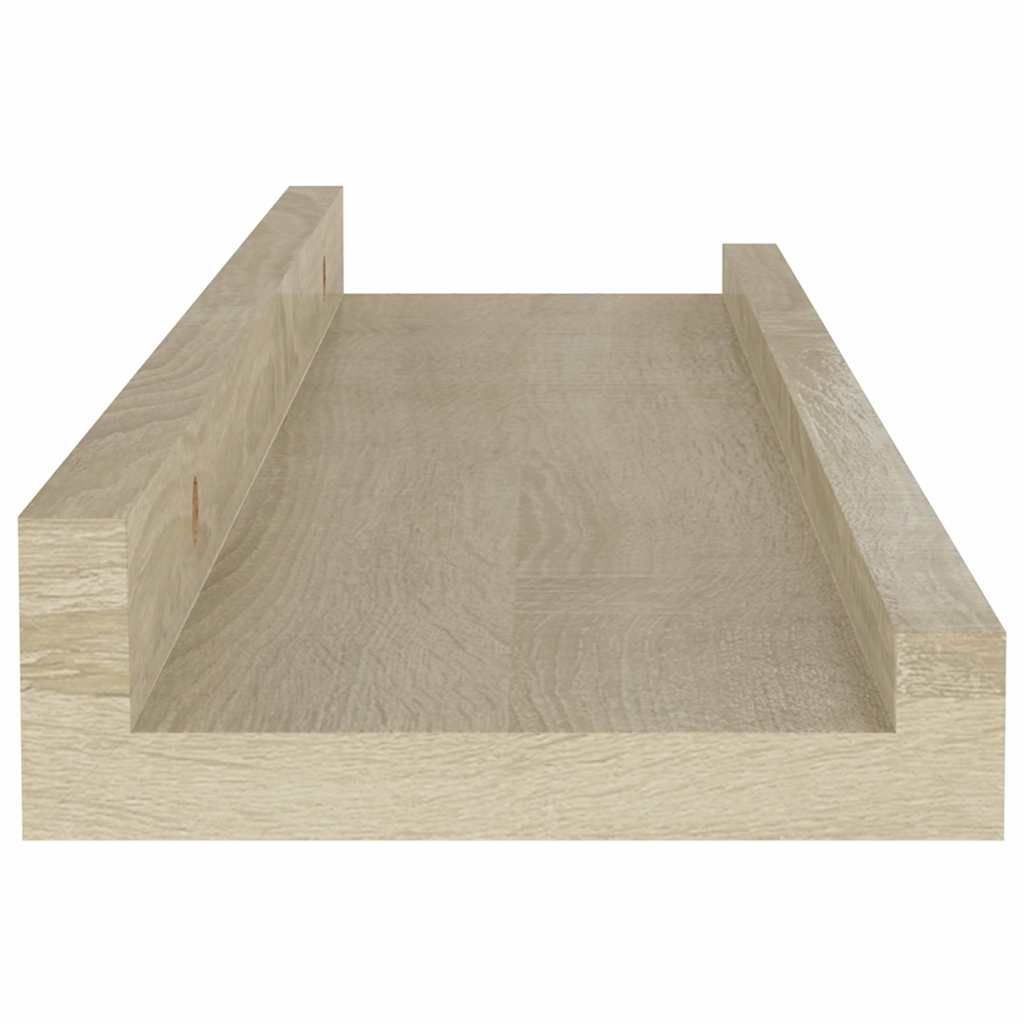 4 db sonoma tölgy színű fali polc 40 x 9 x 3 cm