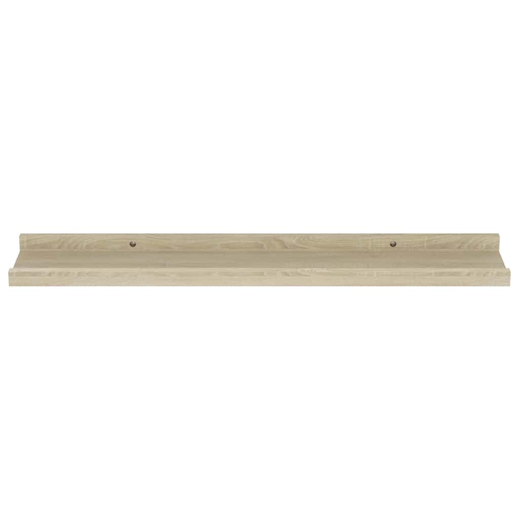 4 db sonoma tölgy színű fali polc 60 x 9 x 3 cm