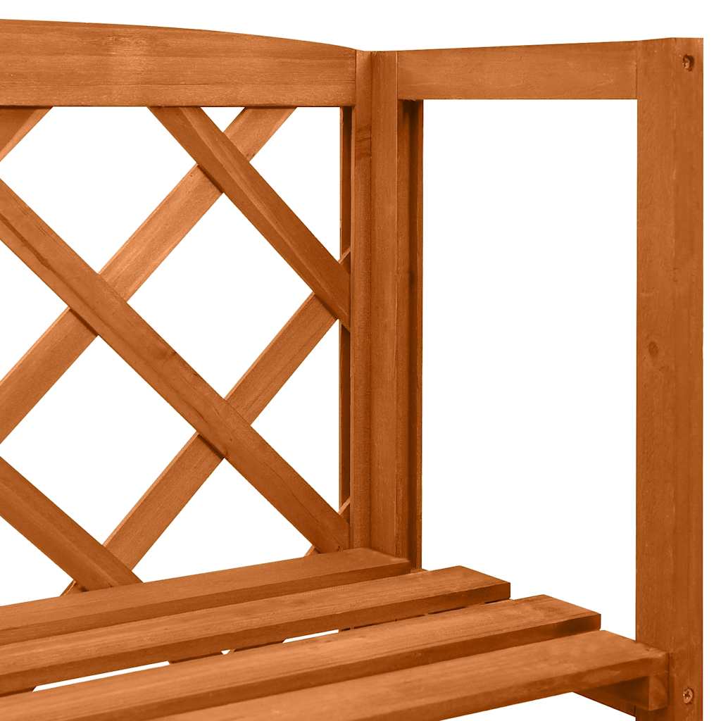 tömör fenyőfa lugasrács polcokkal 55 x 30 x 140 cm