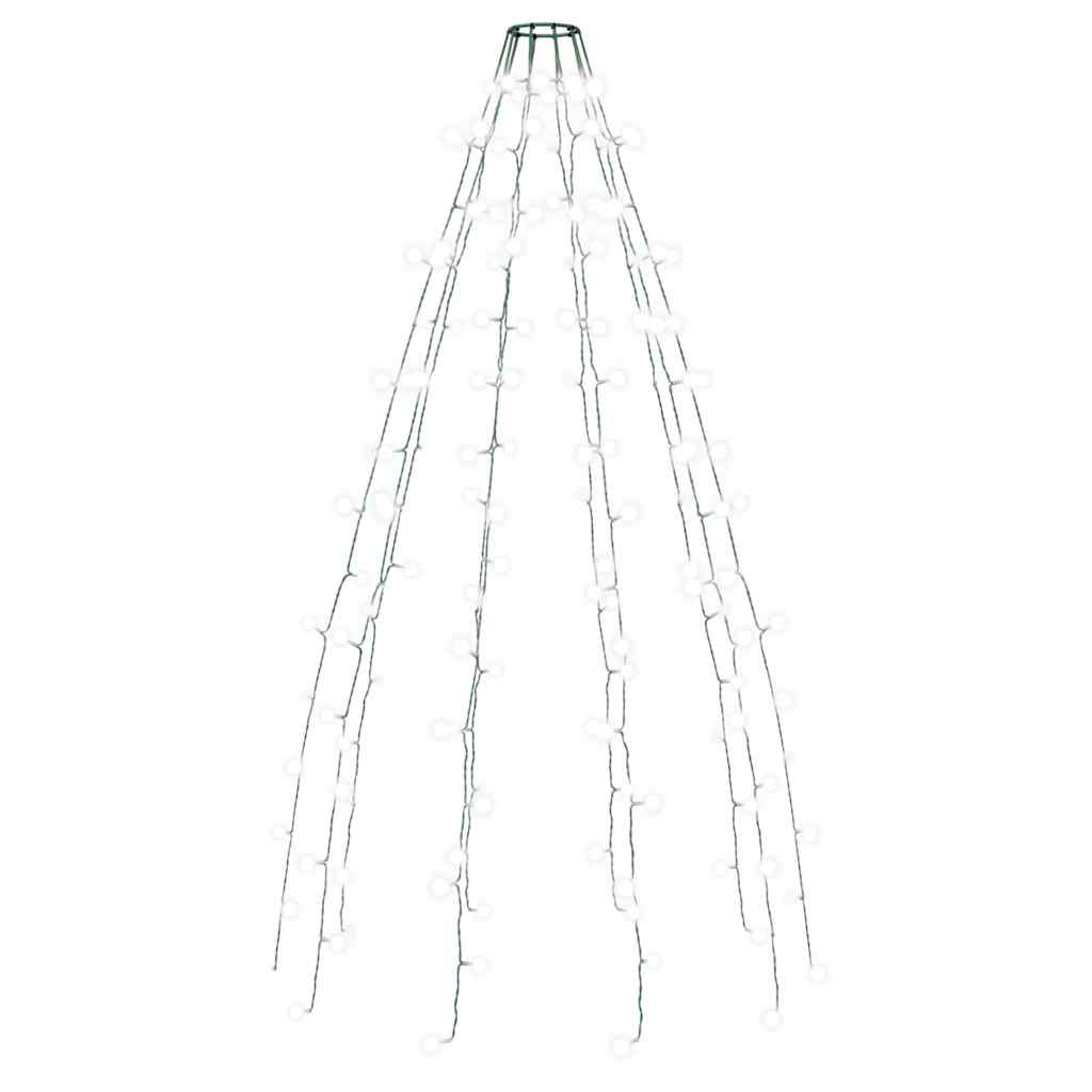 150 LED-es hideg fehér karácsonyi fényháló 150 cm
