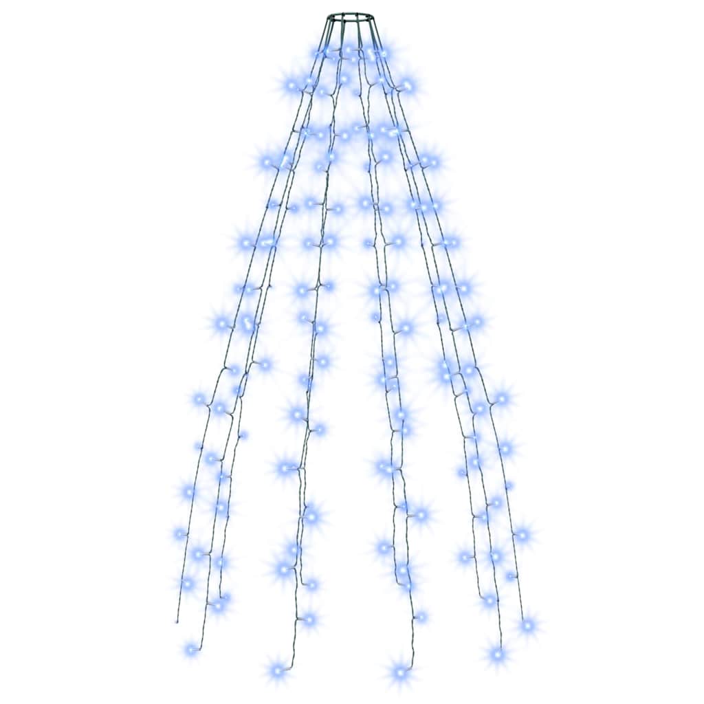 150 LED-es kék karácsonyi fényháló 150 cm