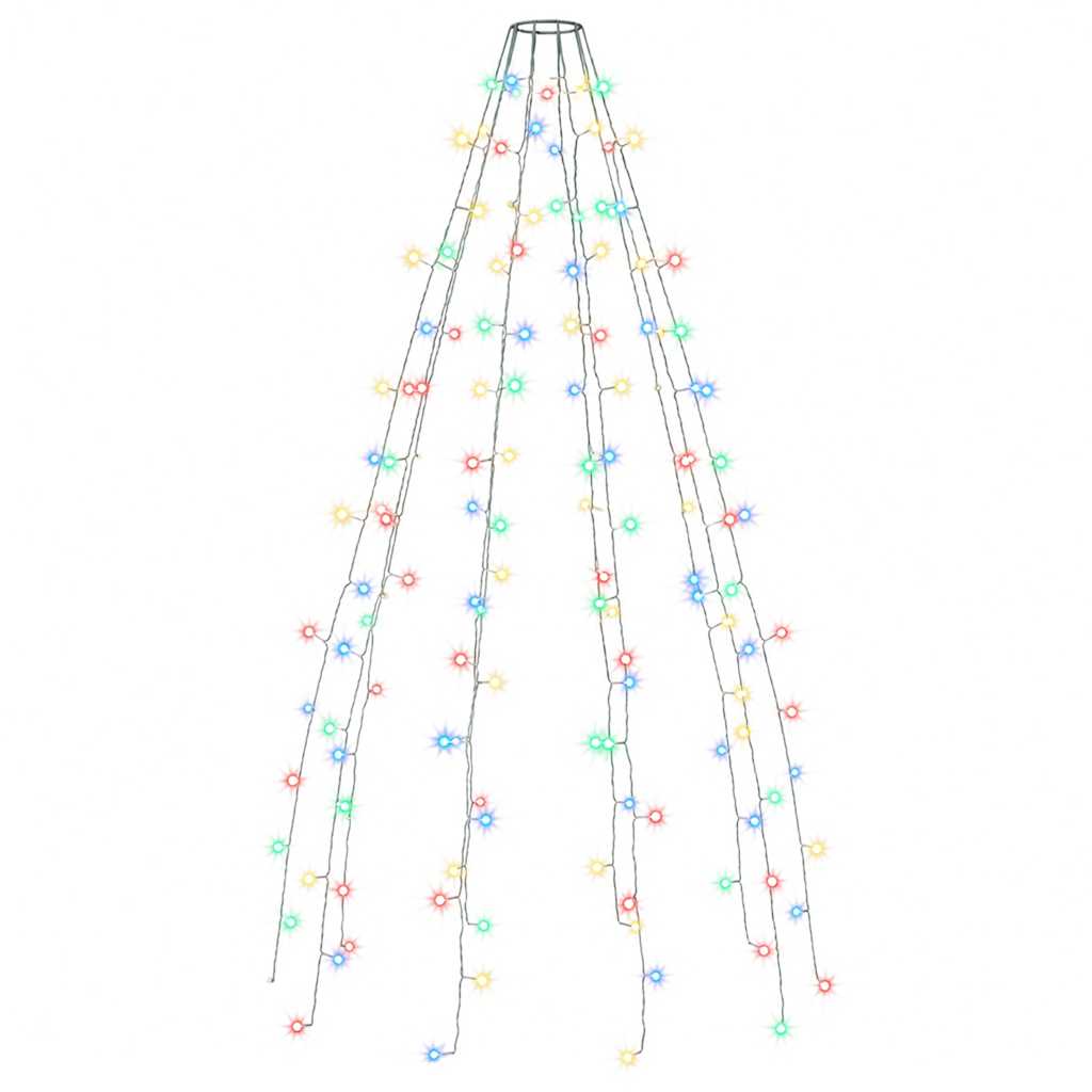 150 LED-es színes karácsonyi fényháló 150 cm