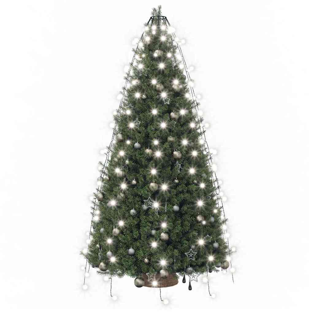 180 LED-es hideg fehér karácsonyi fényháló 180 cm