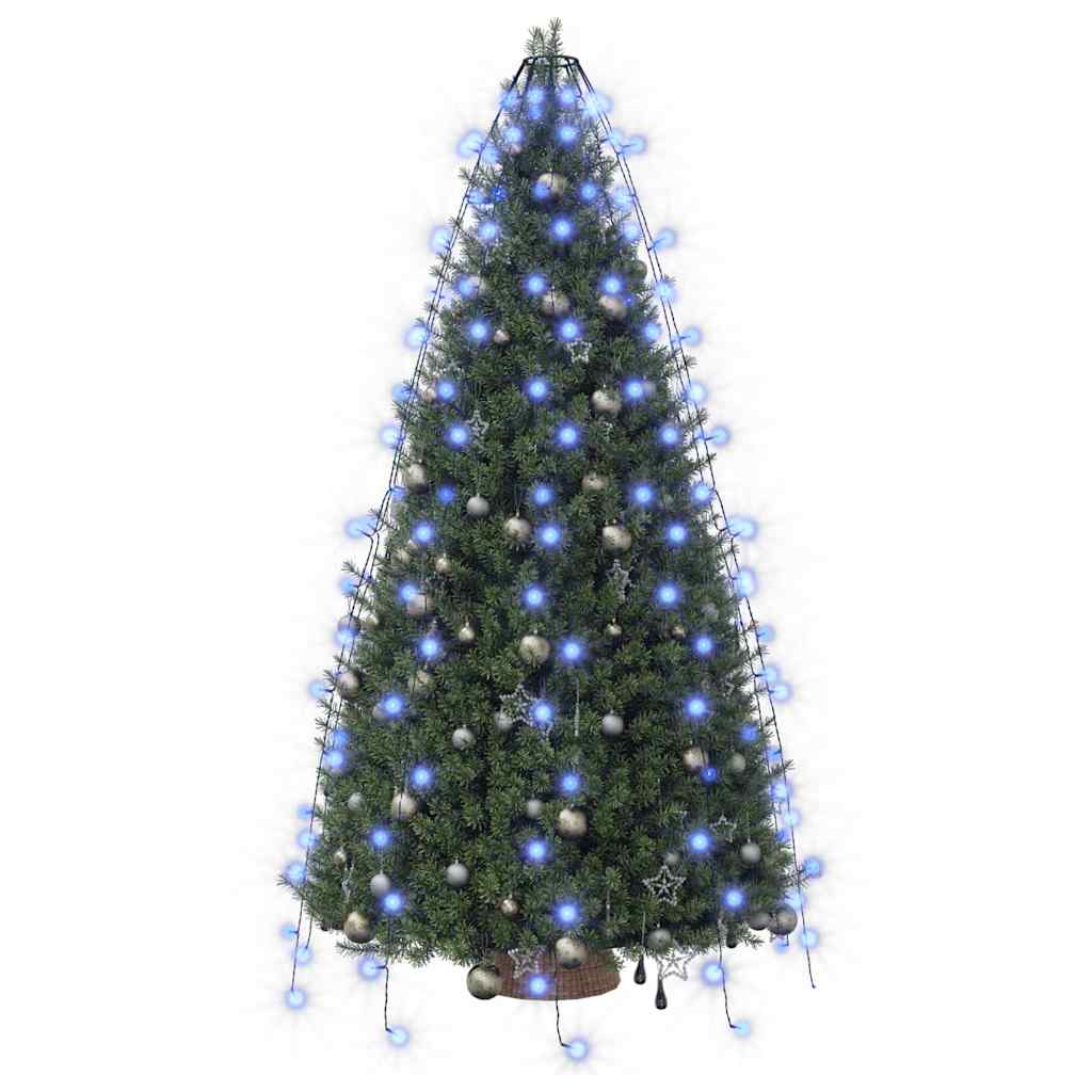 180 LED-es kék karácsonyi fényháló 180 cm