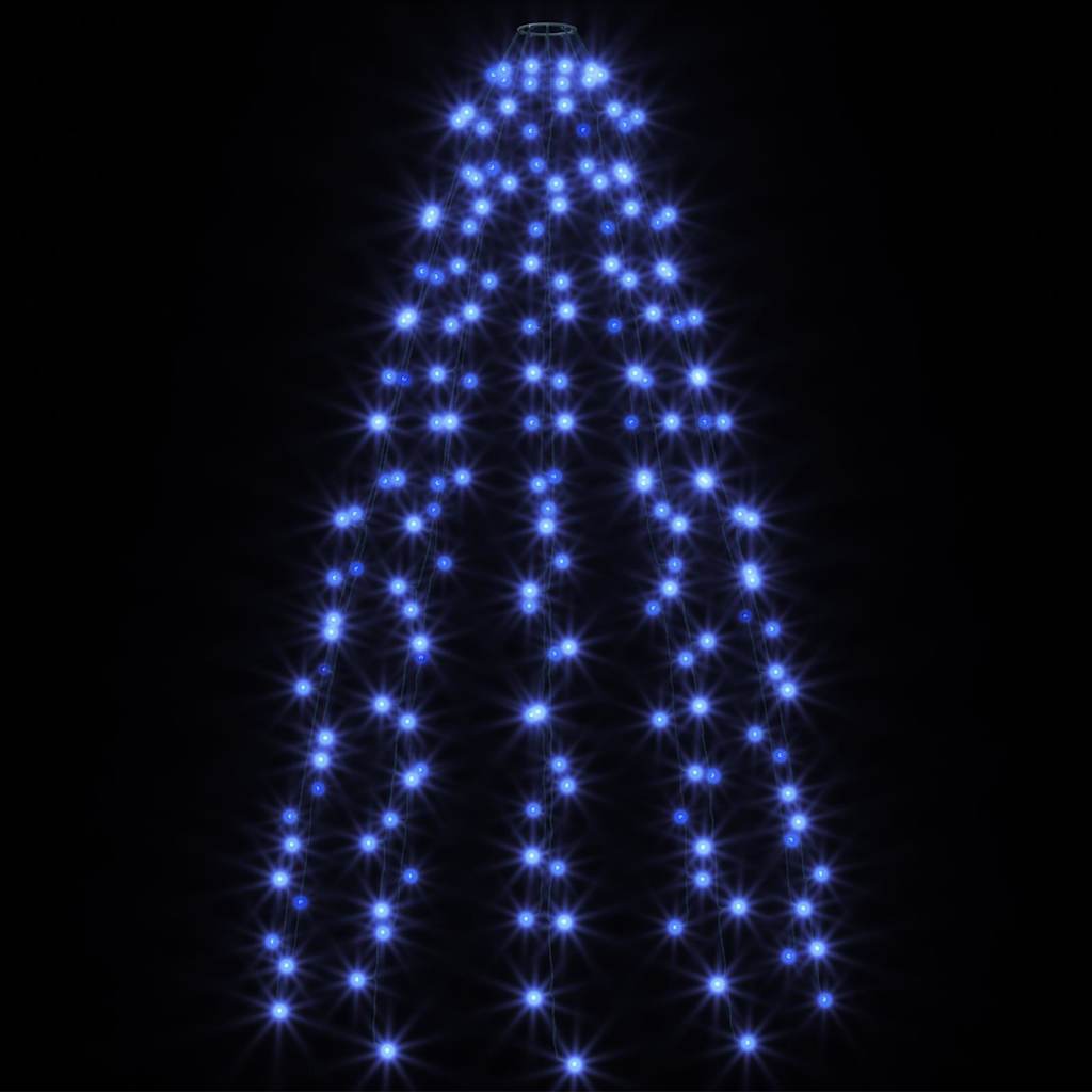 180 LED-es kék karácsonyi fényháló 180 cm