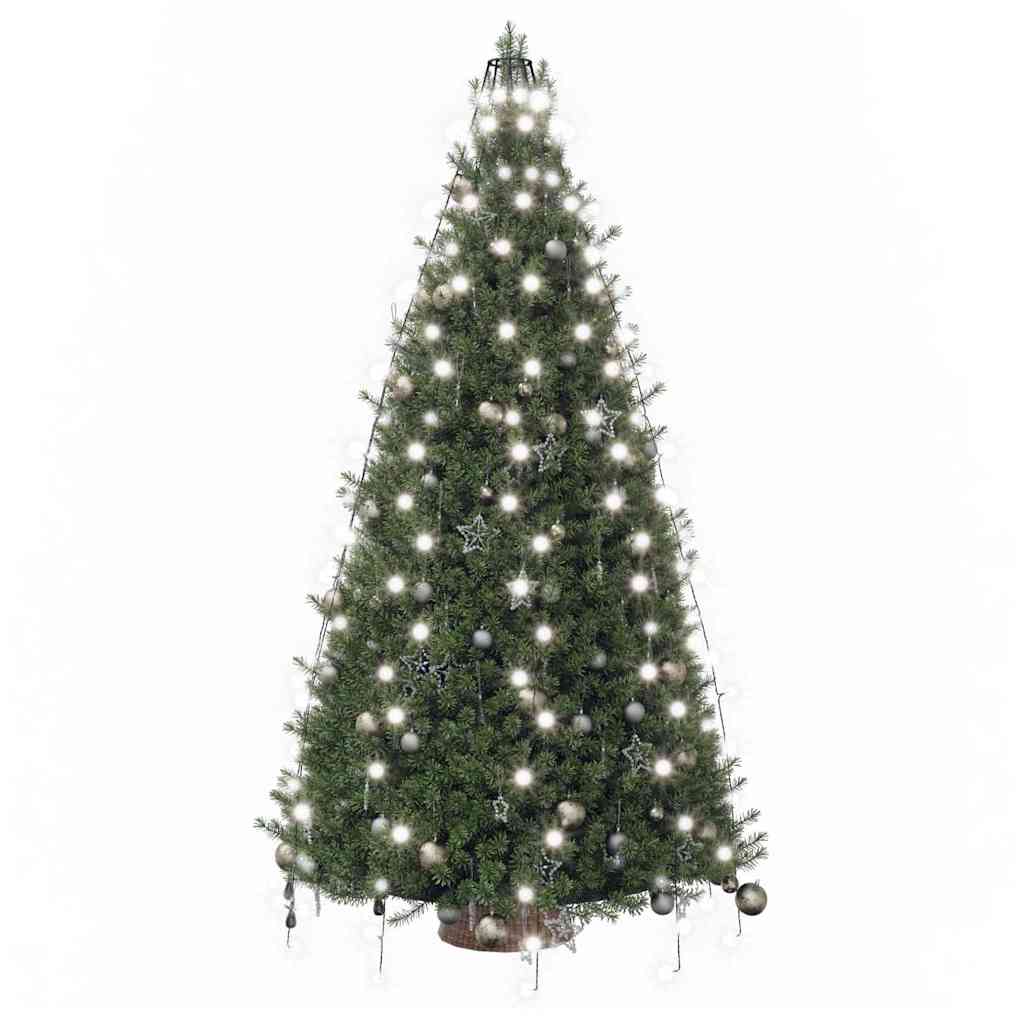 210 LED-es hideg fehér karácsonyi fényháló 210 cm