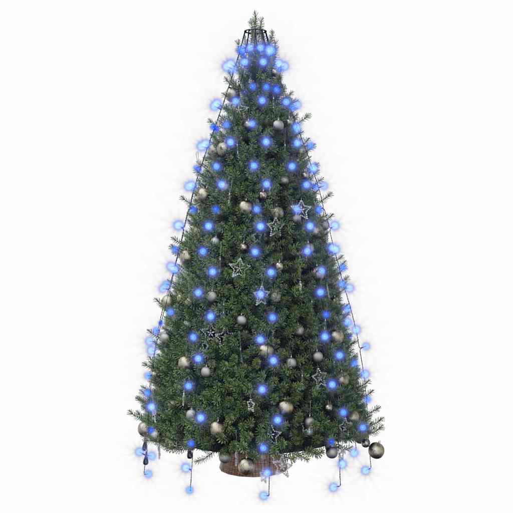 210 LED-es kék karácsonyi fényháló 210 cm