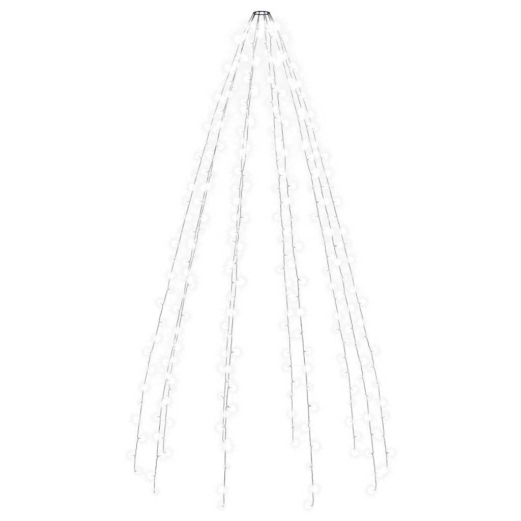 karácsonyfa-fényháló 300 hideg fehér LED-del 300 cm