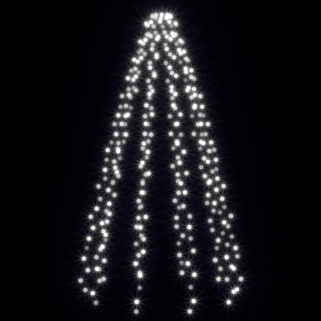 karácsonyfa-fényháló 300 hideg fehér LED-del 300 cm