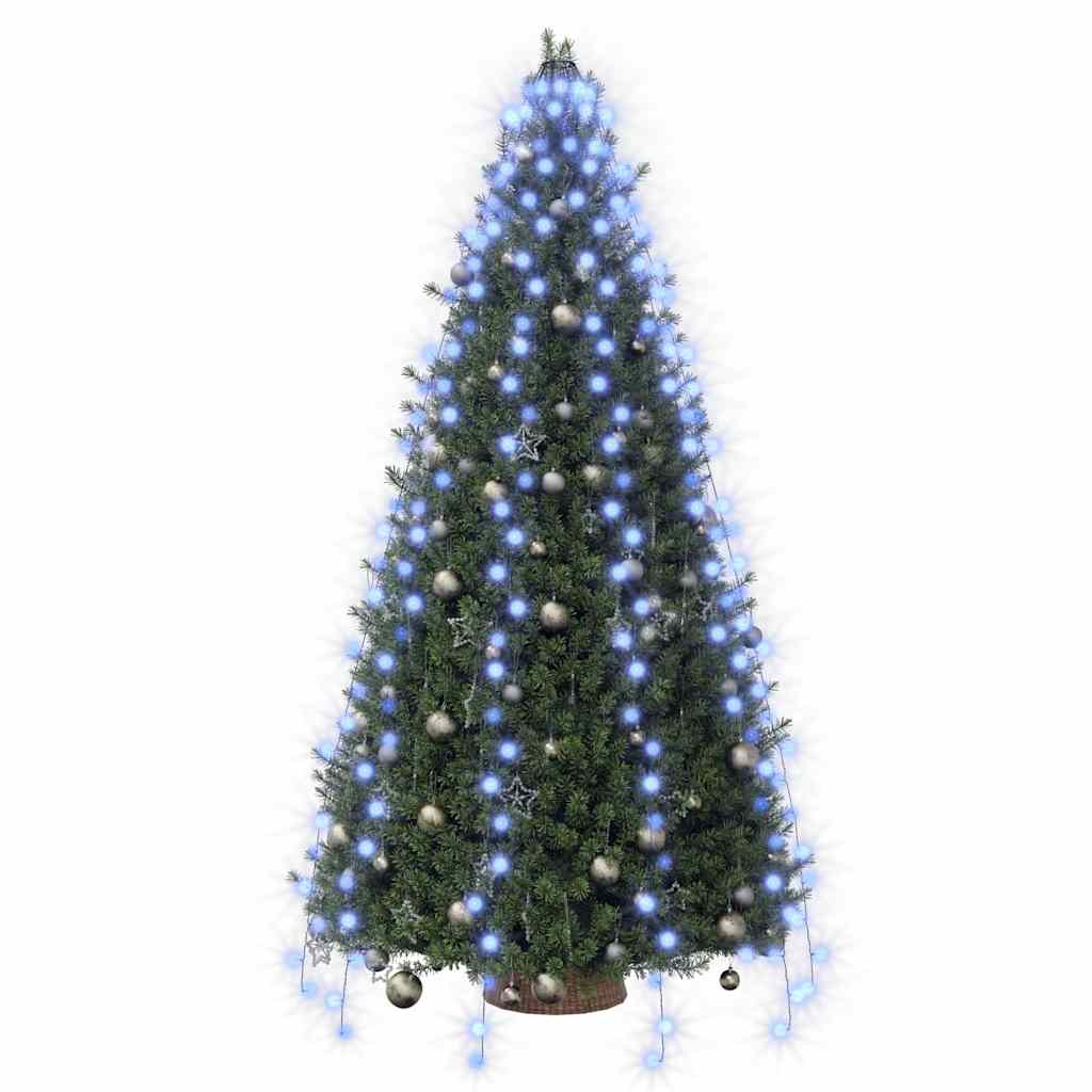 karácsonyfa-fényfüzér 300 kék LED-del 300 cm