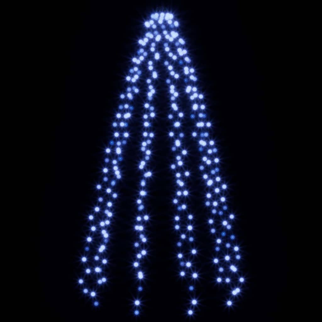 karácsonyfa-fényfüzér 300 kék LED-del 300 cm
