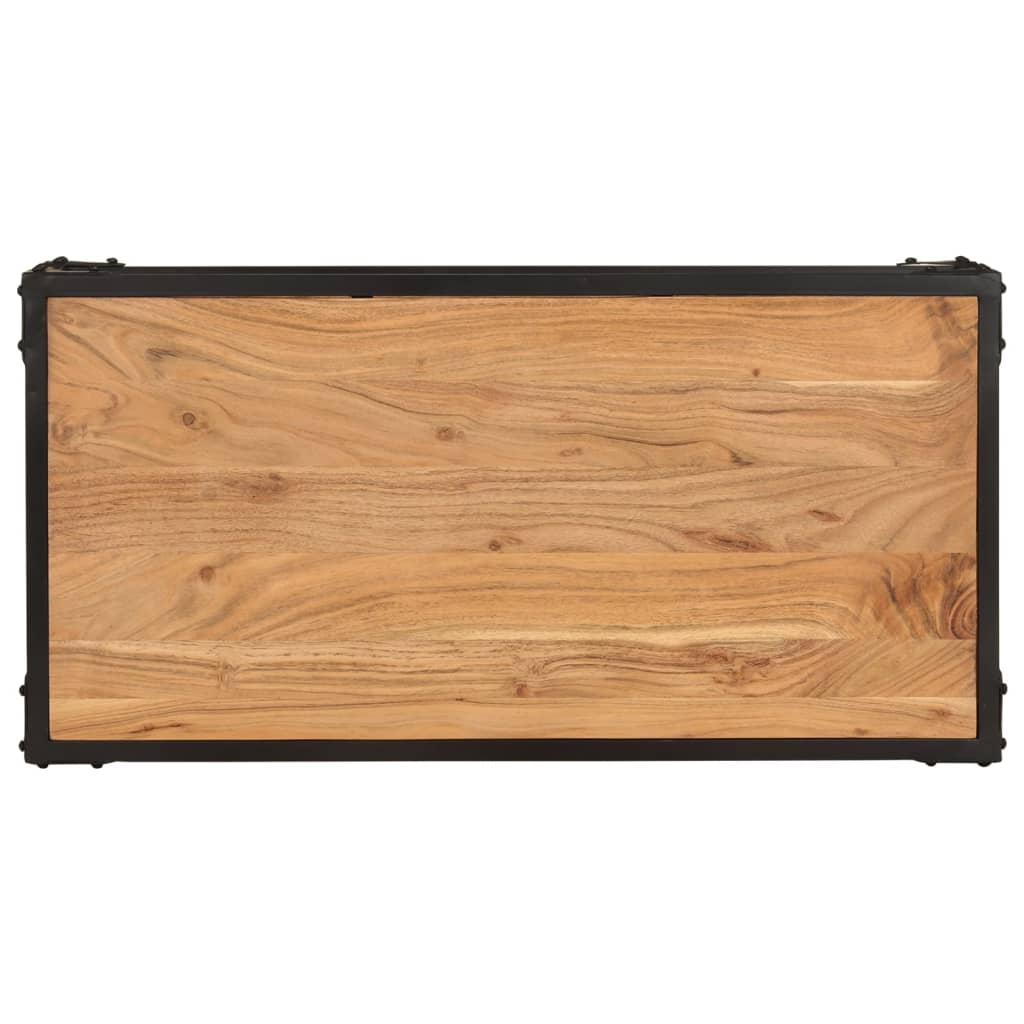 tömör akácfa dohányzóasztal 90 x 45 x 35 cm