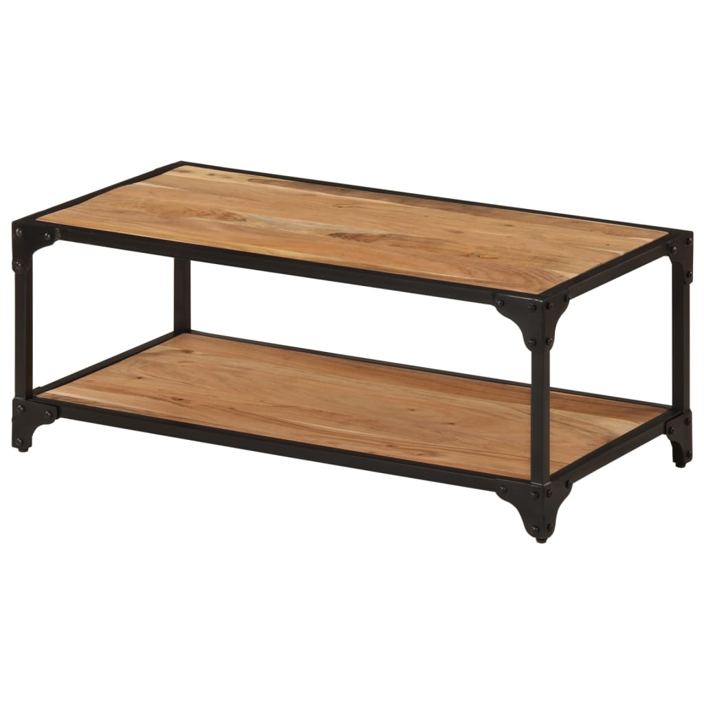 tömör akácfa dohányzóasztal 90 x 45 x 35 cm