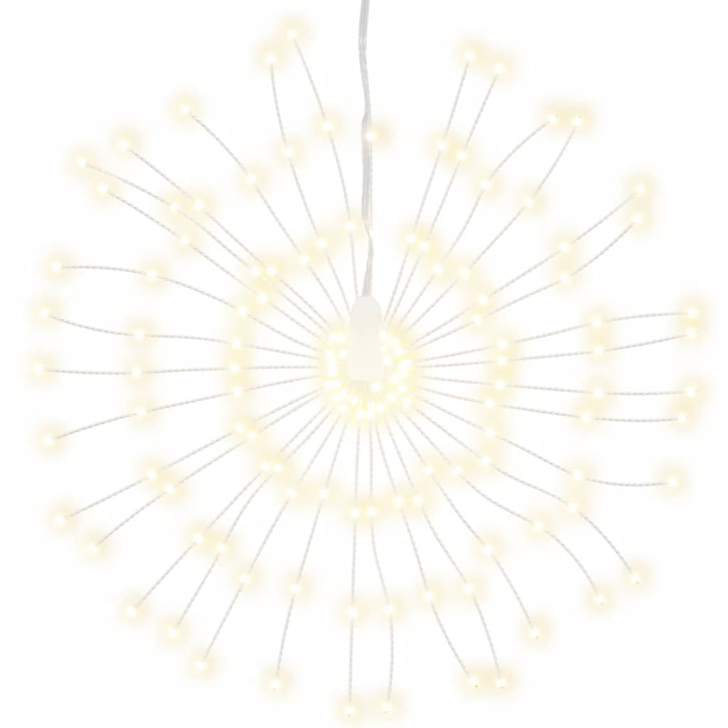 kültéri karácsonyi meleg fehér tűzijátéklámpa 140 LED-del 20 cm