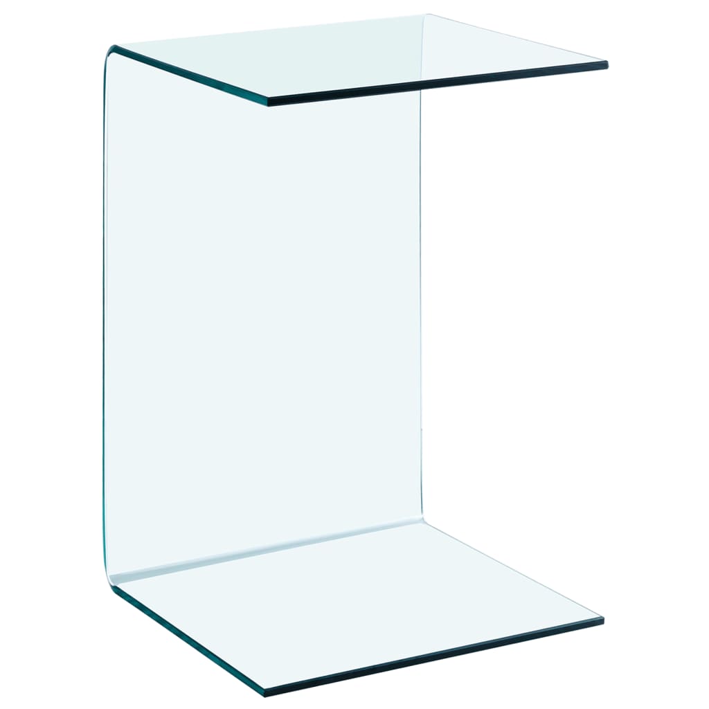 edzett üveg kisasztal 40 x 40 x 60 cm