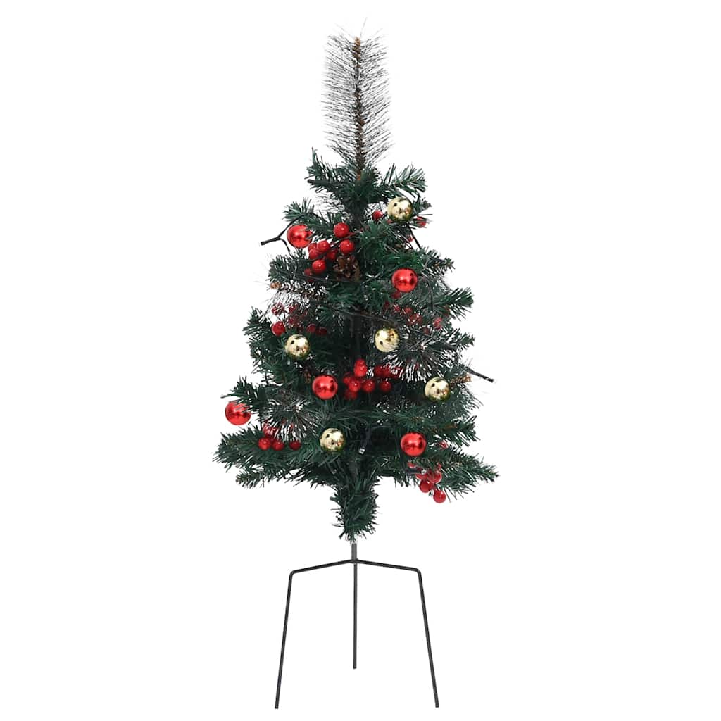 2 db PVC megvilágított ösvény műkarácsonyfa 76 cm