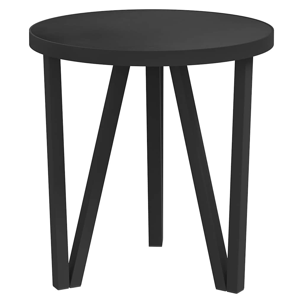 fekete MDF dohányzóasztal Ø35 cm