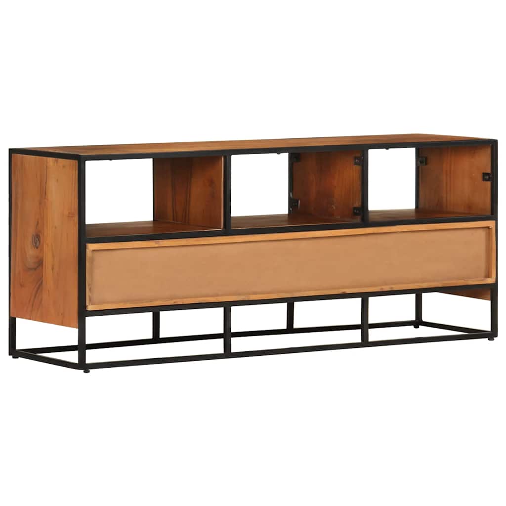 tömör akácfa TV-szekrény 110 x 30 x 45 cm
