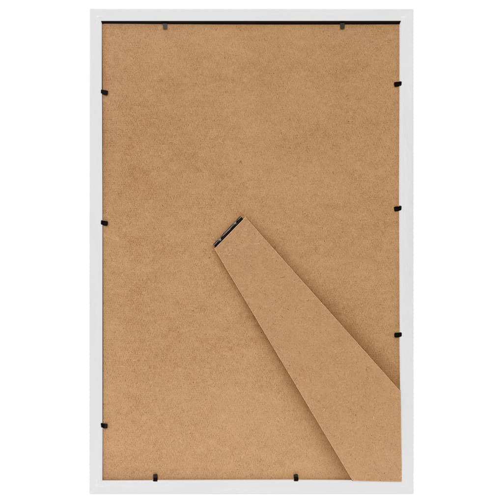 5 db fehér MDF asztali fényképkeret 21 x 29,7 cm