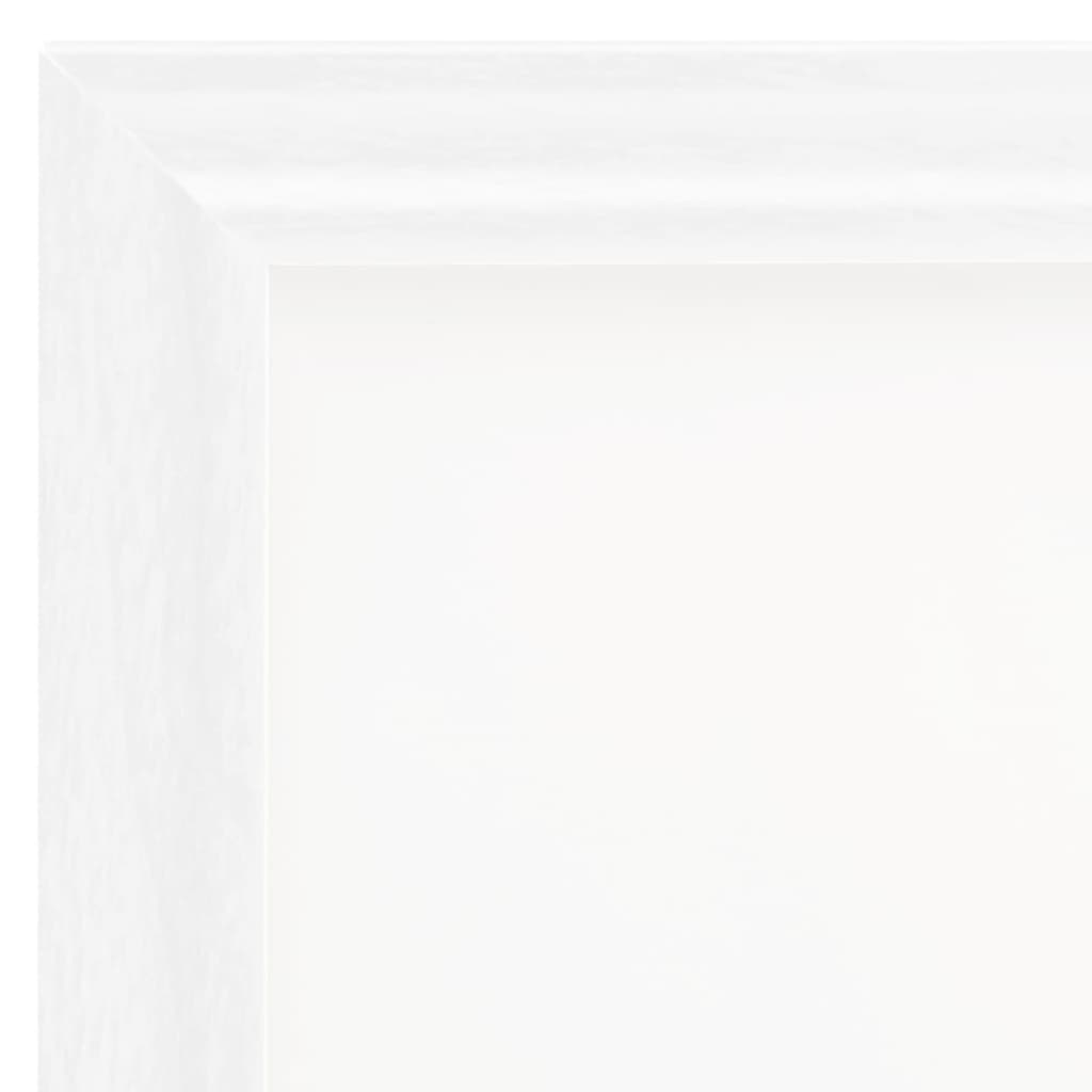 5 db fehér MDF asztali fényképkeret 21 x 29,7 cm