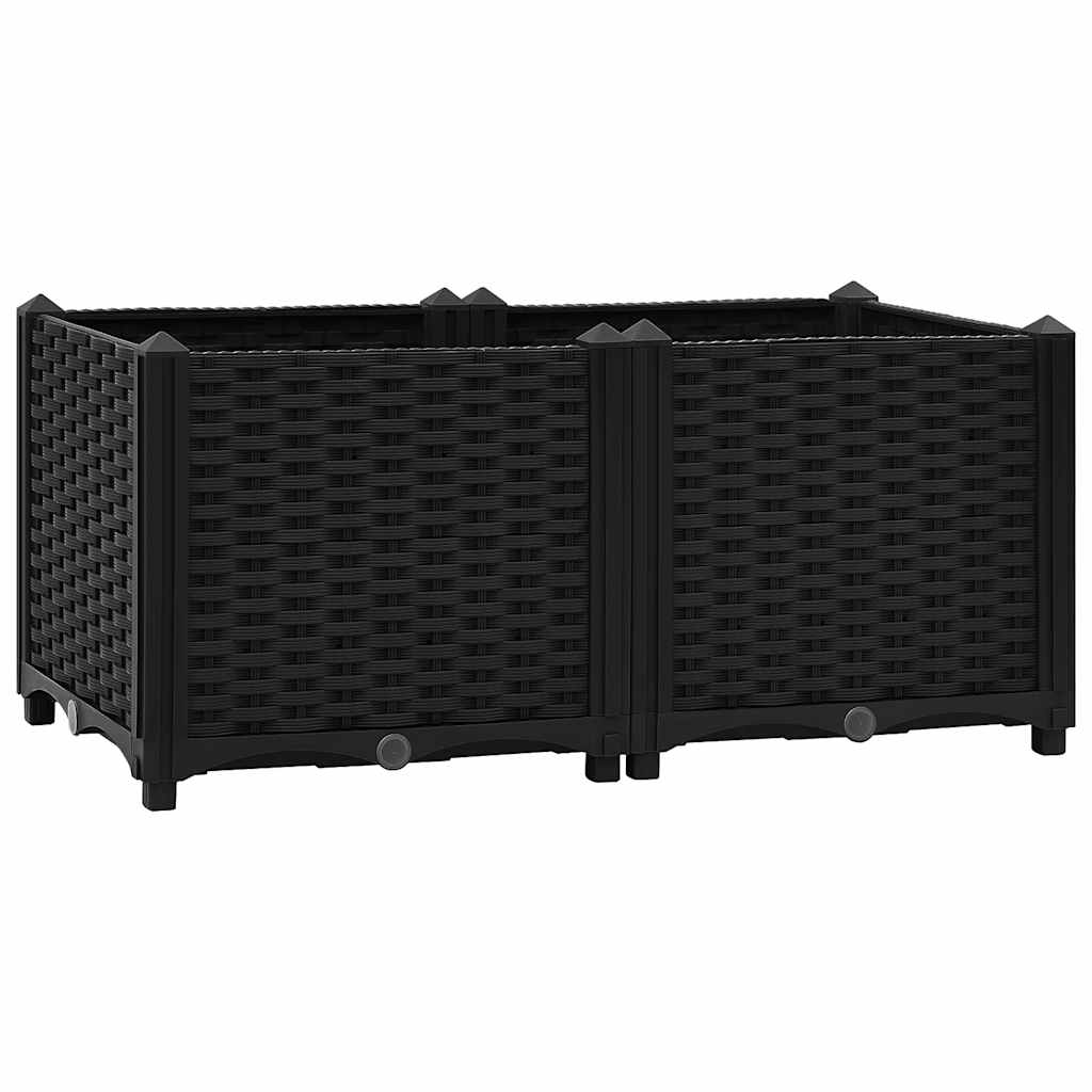 polipropilén magaságyás 80 x 40 x 38 cm
