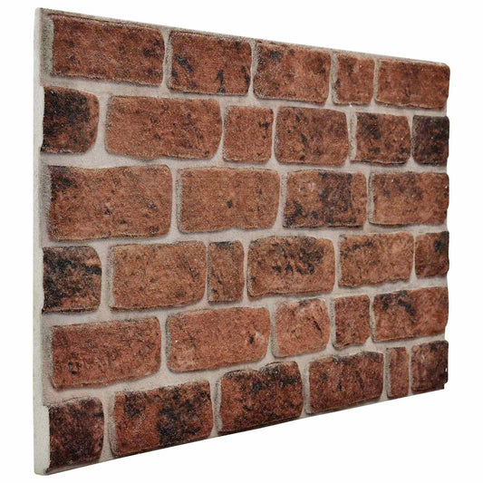 Fali panelek 10 pcs Barna Tégla 100 x 50 cm EPS Hab