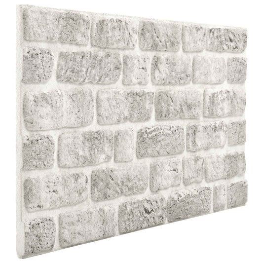 Fali panelek 10 pcs Világosszürke 100 x 50 cm EPS Hab