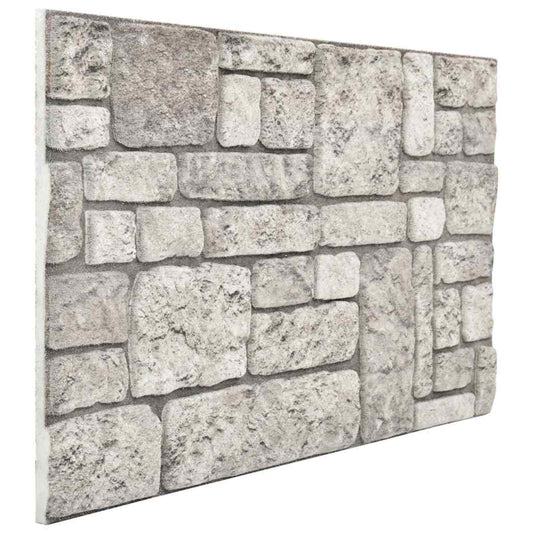 Fali panelek 10 pcs Szürke 100 x 50 cm EPS Hab