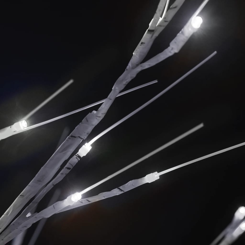 220 LED-es bel-/kültéri hideg fehér fűzfa karácsonyfa 2,2 m