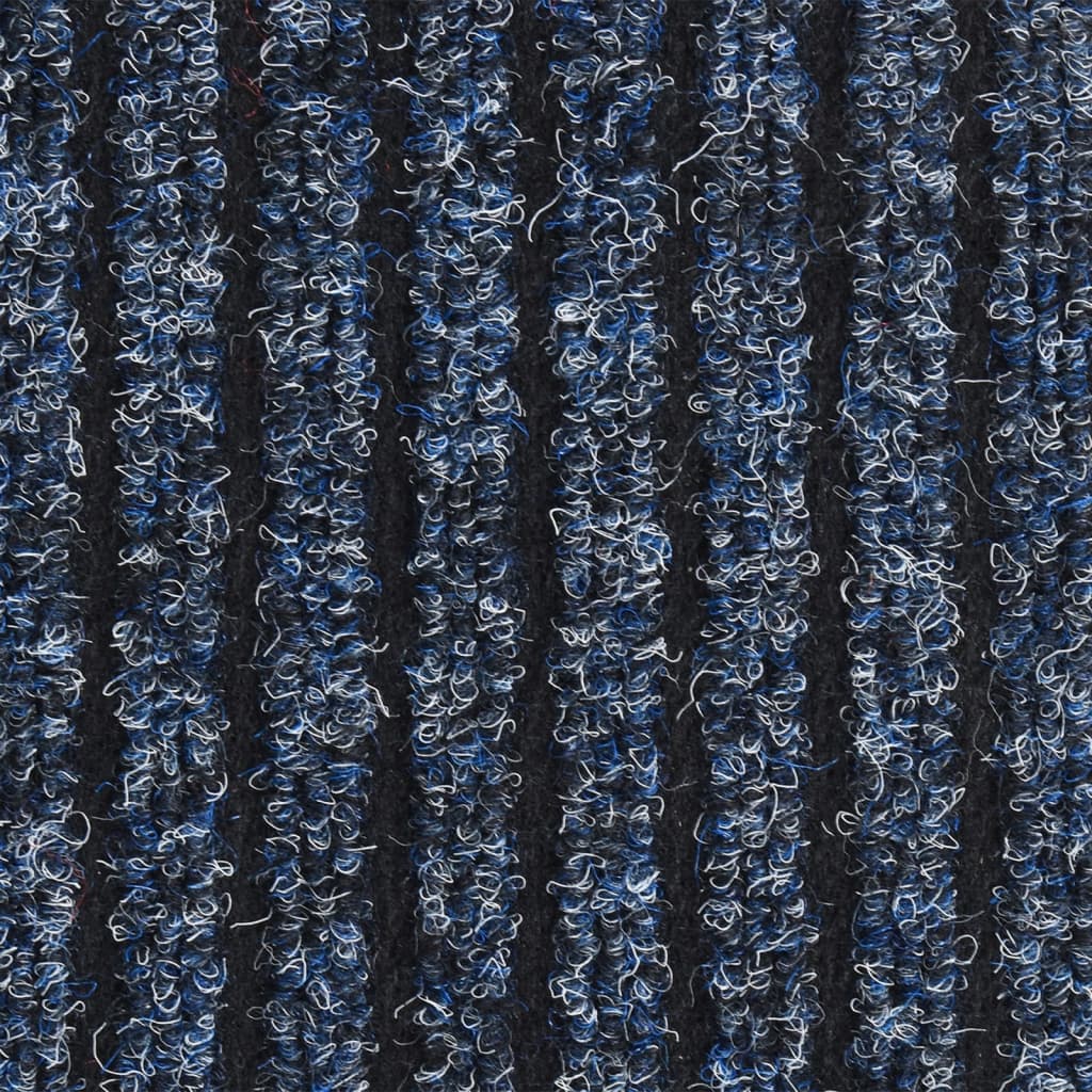 kék csíkos lábtörlő 80 x 120 cm