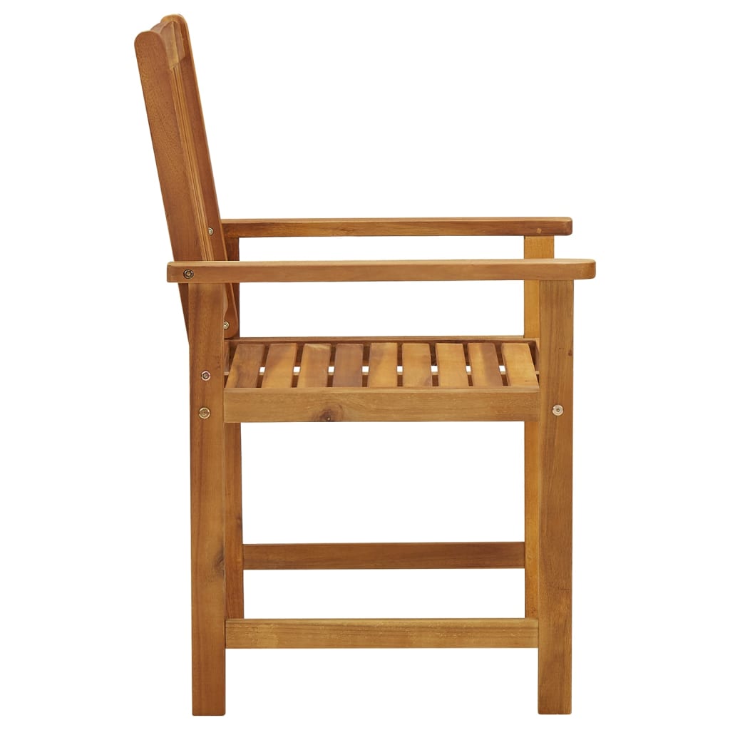 6 db tömör akácfa kerti szék