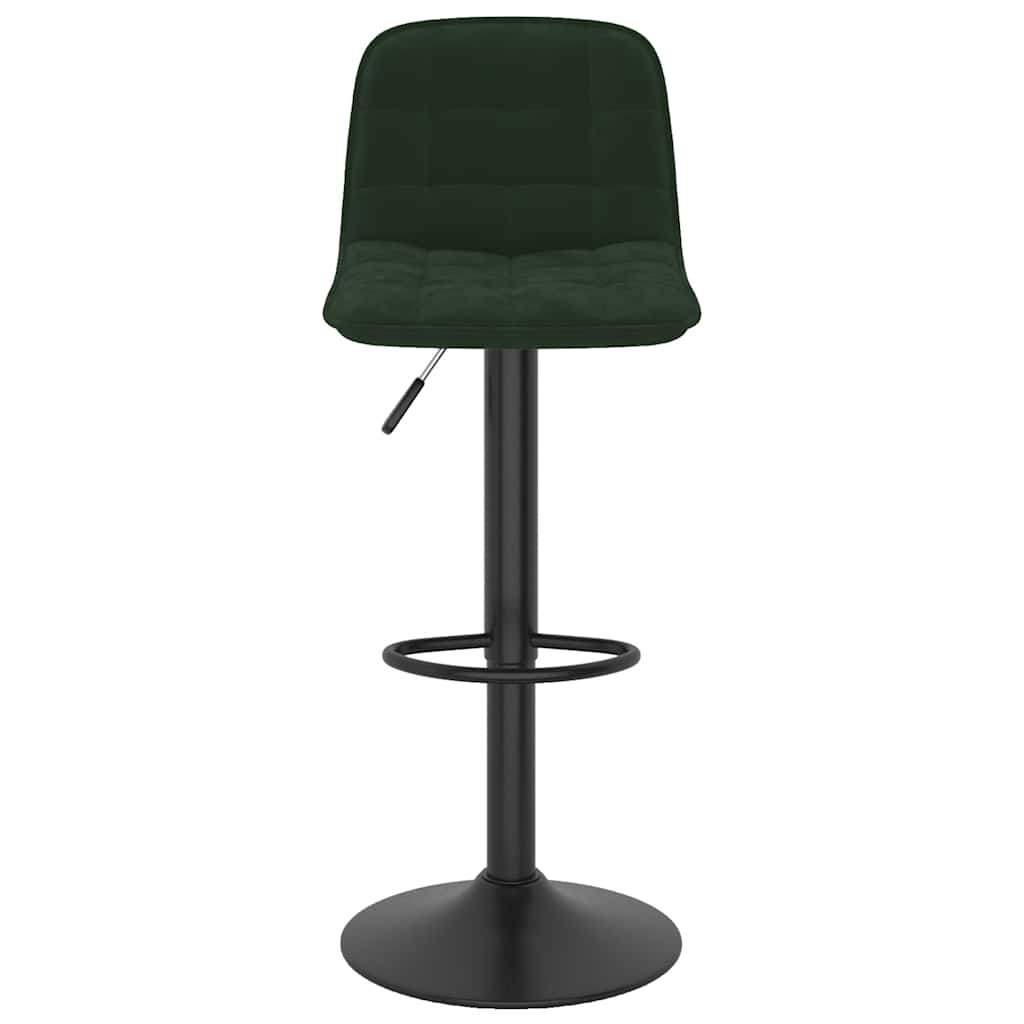 2 db sötétzöld bársony bárszék