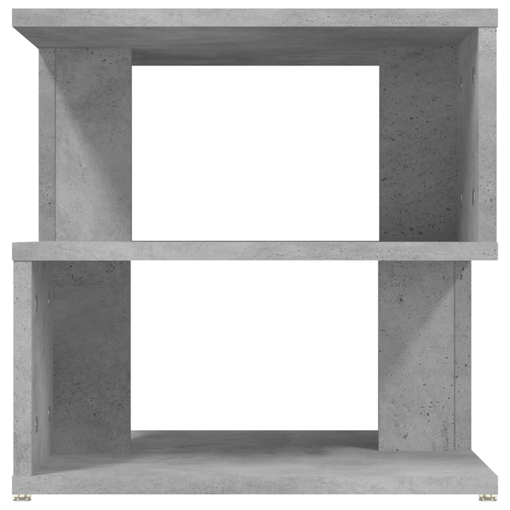 betonszürke szerelt fa kisasztal 40 x 40 x 40 cm