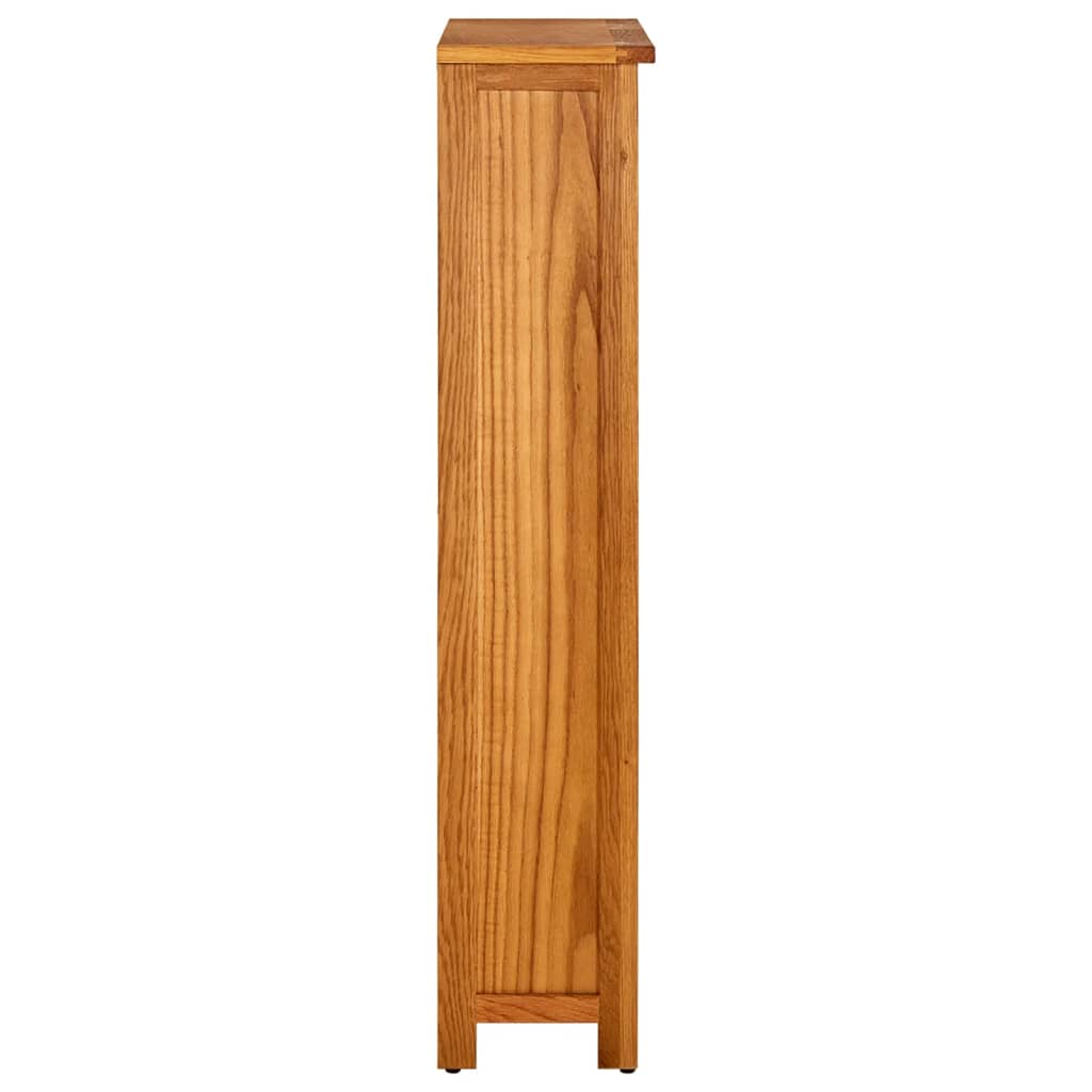 4 szintes tömör tölgyfa könyvespolc 70 x 22 x 110 cm